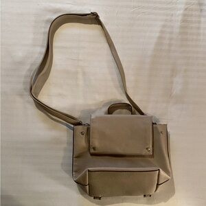 Faux Leather Convertible Bag
